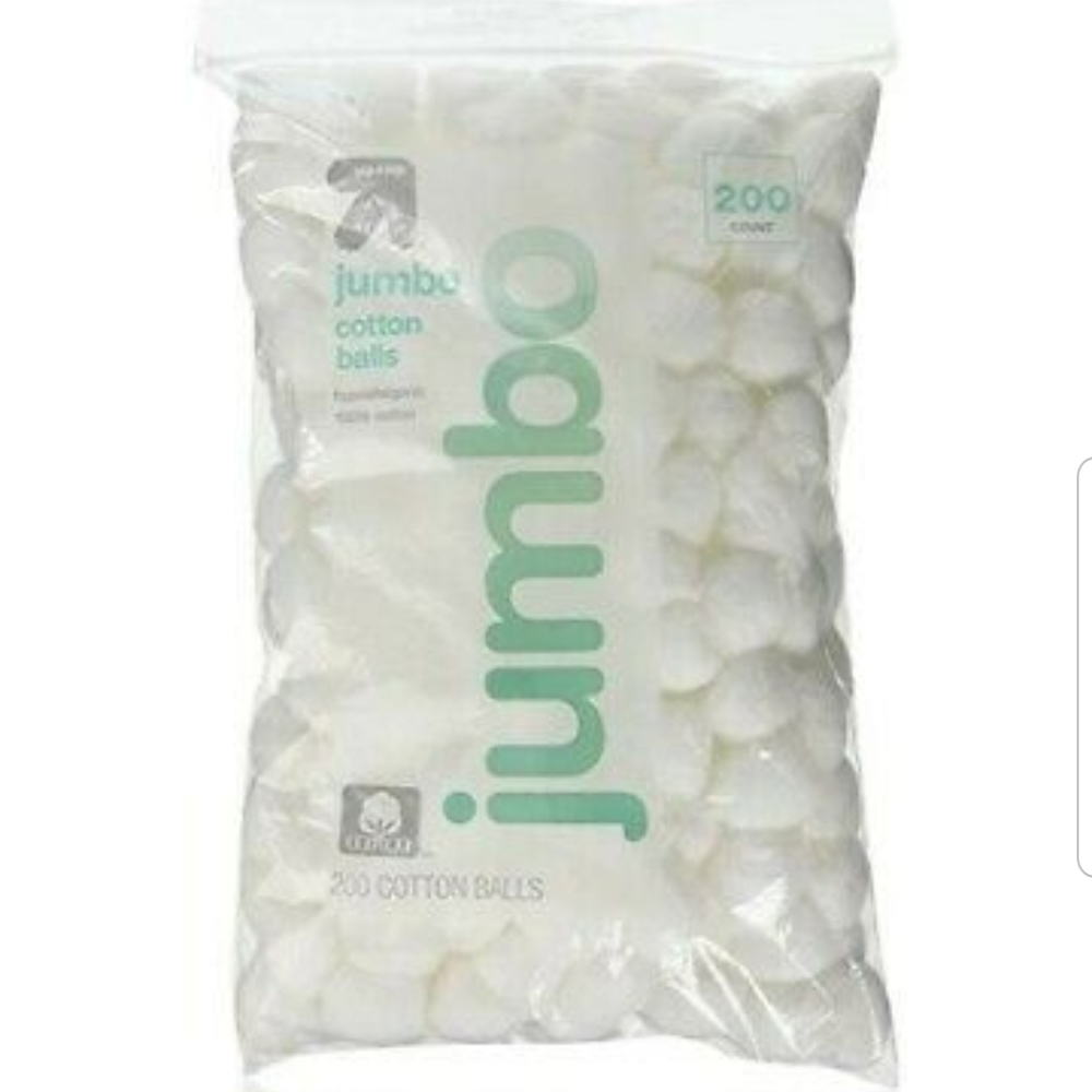 2 BAGS OF JUMBO COTTON BALLS!!
